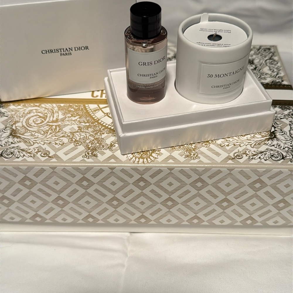 Dior Beauty Gris Miniature Set Soap & Candle